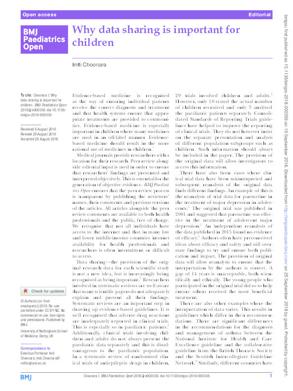 Why data sharing is important for children Thumbnail
