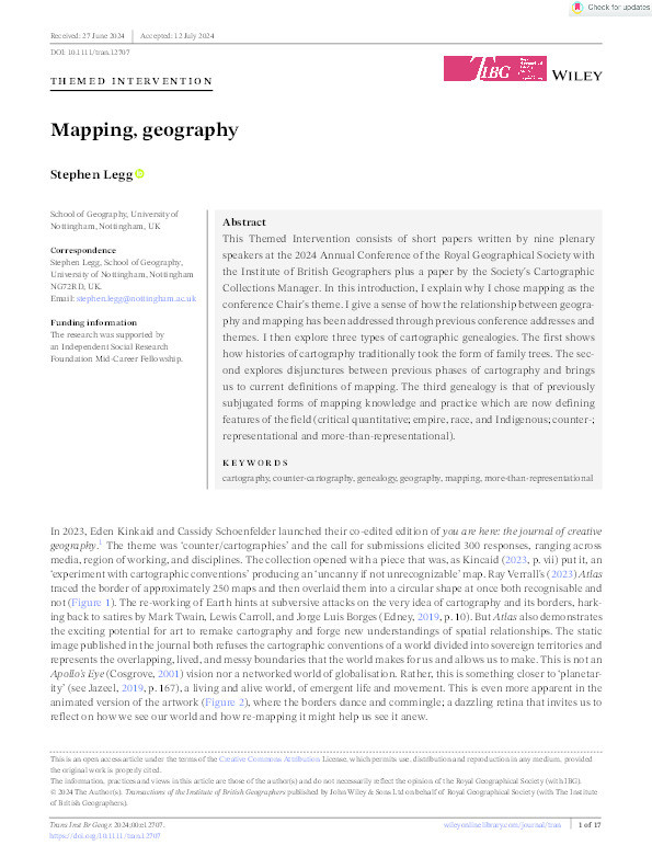 Mapping, geography Thumbnail