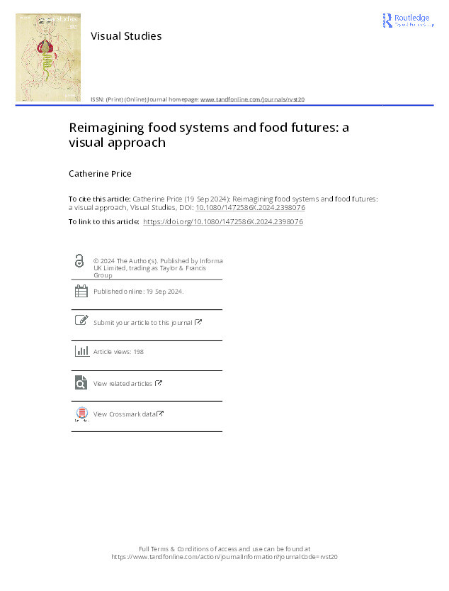 Reimagining food systems and food futures: a visual approach Thumbnail