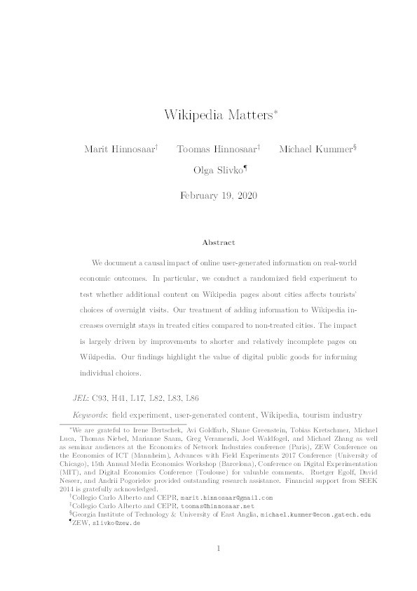 Wikipedia Matters Thumbnail