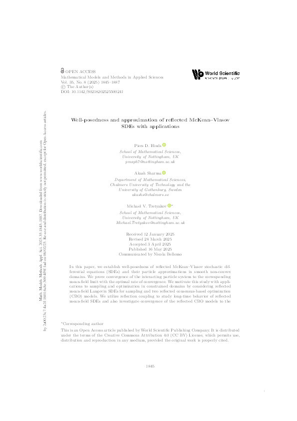 Well-posedness and approximation of reflected McKean-Vlasov SDEs with applications Thumbnail