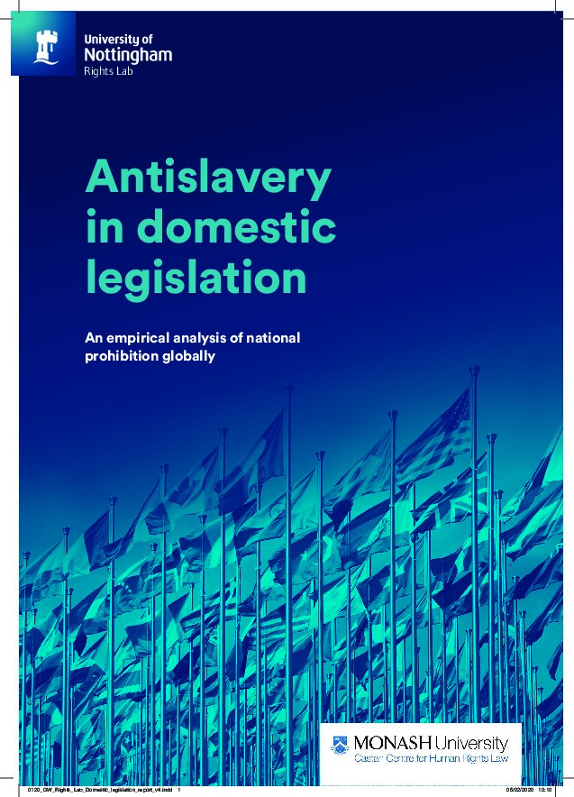 Antislavery in domestic legislation: An empirical analysis of national prohibition globally Thumbnail