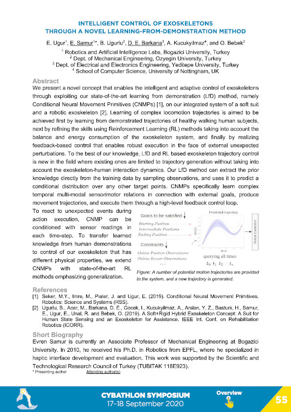 Intelligent control of exoskeletons through a novel learning-from-demonstration method Thumbnail