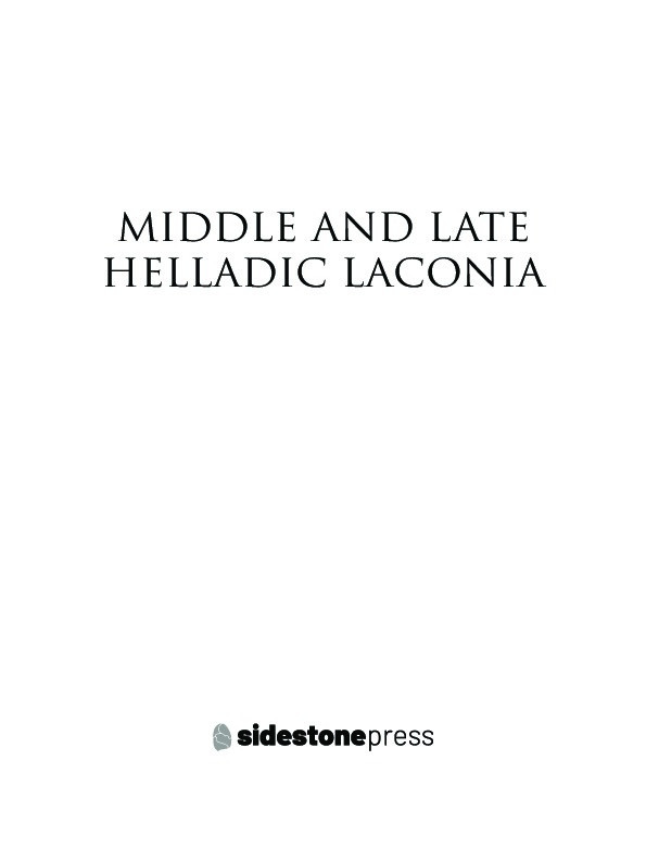 Southern Laconia in the Middle and Earlier Late Bronze Age. Pottery from Pavlopetri and other sites Thumbnail