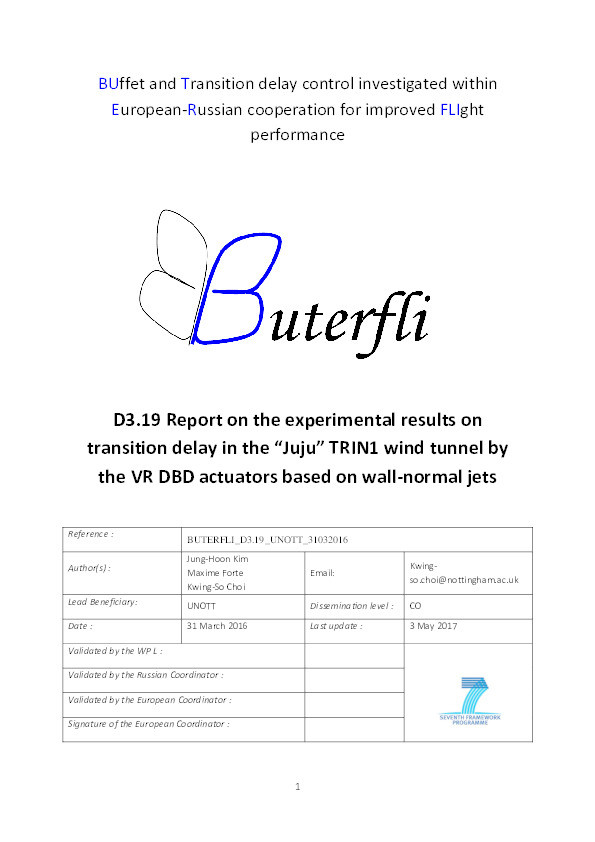 BUTERFLI D3.19 Report Thumbnail