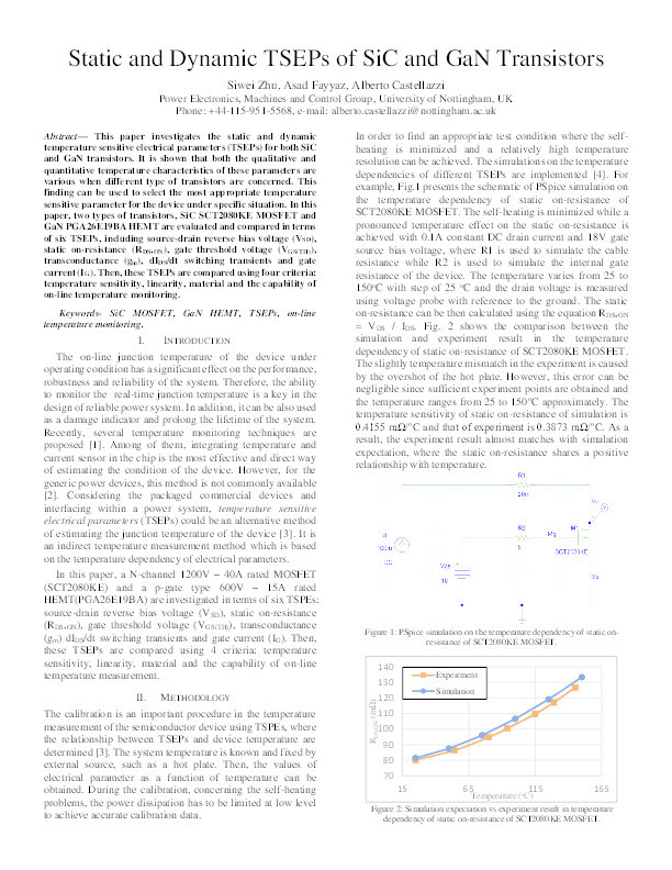 Static and dynamic TSEPs of SiC and GaN transistors Thumbnail