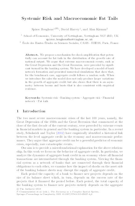 Systemic risk and macroeconomic fat tails Thumbnail