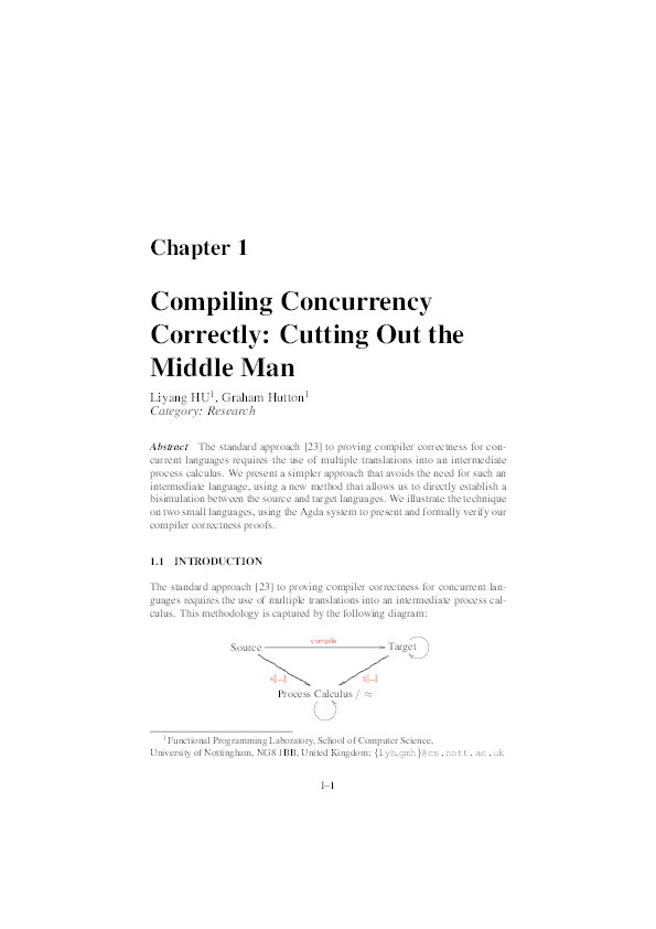 Compiling concurrency correctly: cutting out the middle man Thumbnail