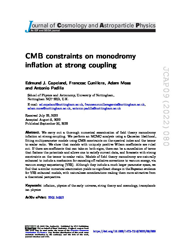 CMB constraints on monodromy inflation at strong coupling Thumbnail