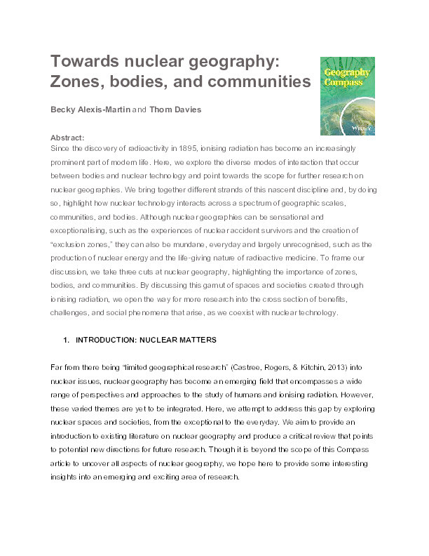 Towards nuclear geography: zones, bodies, and communities Thumbnail