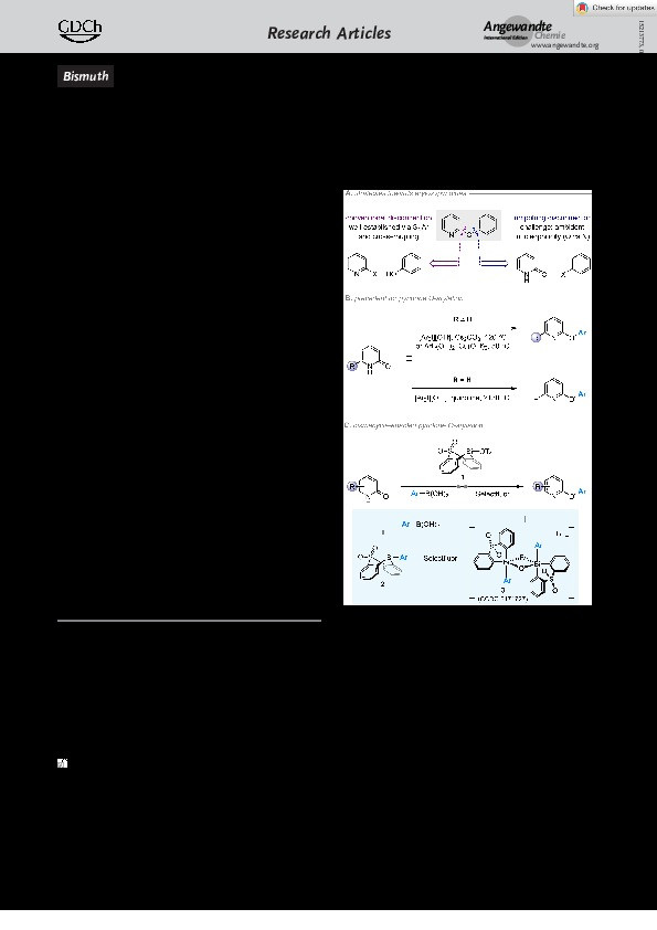 Umpolung Synthesis of Pyridyl Ethers by Bi(V)‐Mediated O‑Arylation of Pyridones Thumbnail
