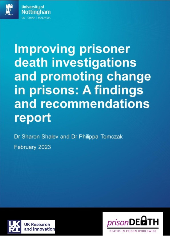 Improving prisoner death investigations and promoting change in prisons: a findings and recommendations report Thumbnail