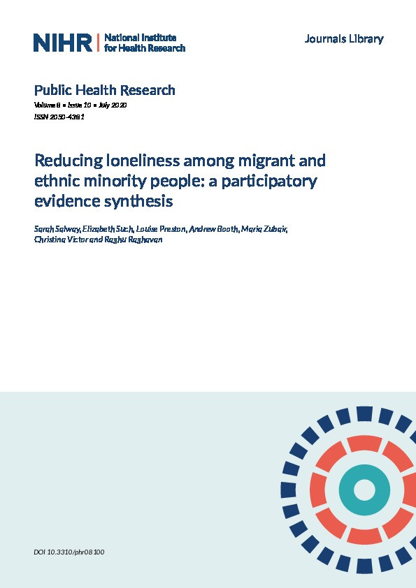 Reducing loneliness among migrant and ethnic minority people: a participatory evidence synthesis Thumbnail