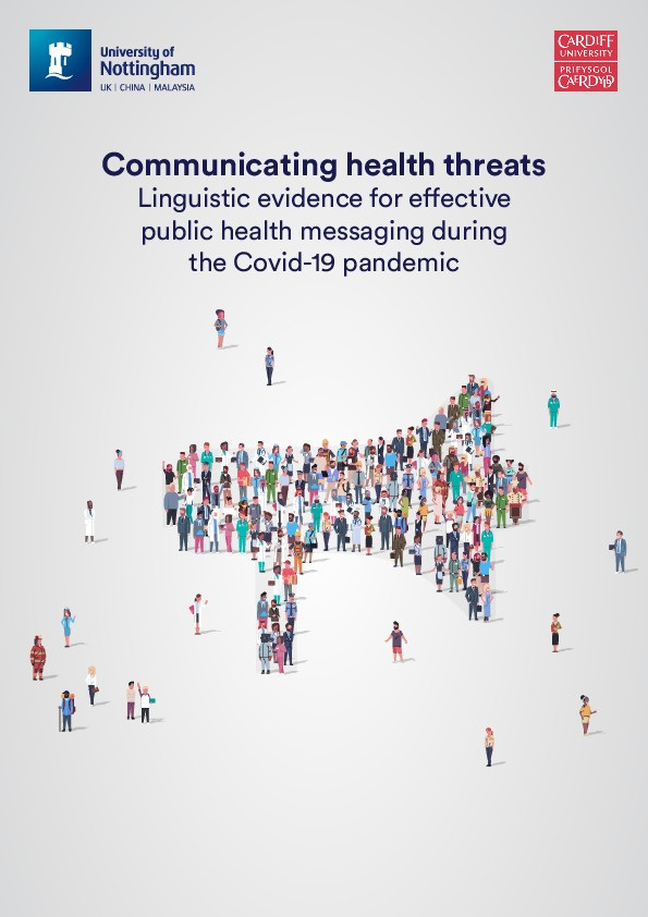 Communicating health threats: Linguistic evidence for effective public health messaging during the Covid-19 pandemic Thumbnail