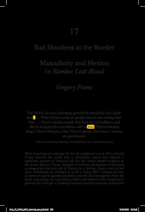 Bad Hombres at the Border: Masculinity and Mexico in Rambo Last Blood Thumbnail