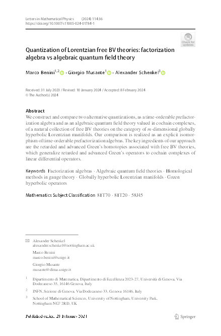 Quantization of Lorentzian free BV theories: factorization algebra vs algebraic quantum field theory Thumbnail