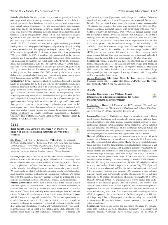 Rapid Radiotherapy Contouring Practice: Pilot Study of a Novel Web-Based Tool Enabling Automated Individualized Feedback Thumbnail