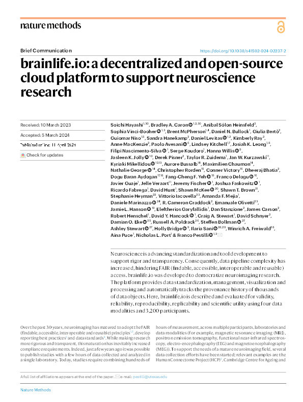 brainlife.io: a decentralized and open-source cloud platform to support neuroscience research Thumbnail