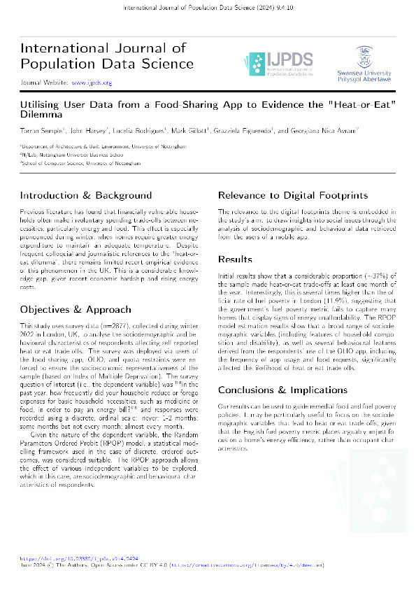 Utilising User Data from a Food-Sharing App to Evidence the "Heat-or-Eat" Dilemma Thumbnail