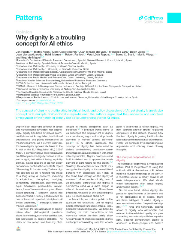 Why dignity is a troubling concept for AI ethics Thumbnail