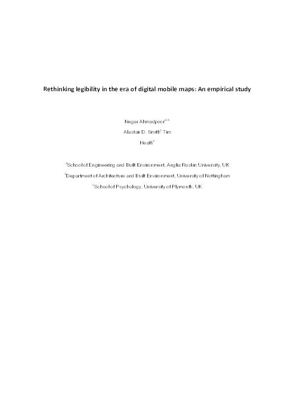 Rethinking legibility in the era of digital mobile maps: an empirical study Thumbnail