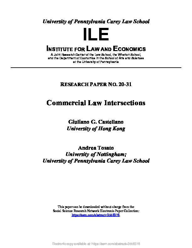 Commercial Law Intersections Thumbnail