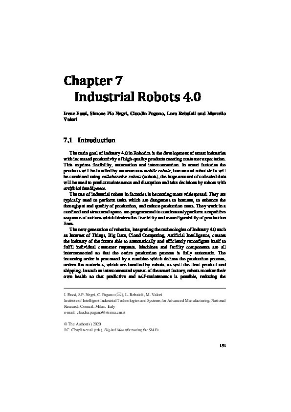 Industrial Robots 4.0 Thumbnail