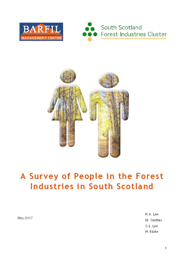 A survey of people in the forest industries in South Scotland Thumbnail