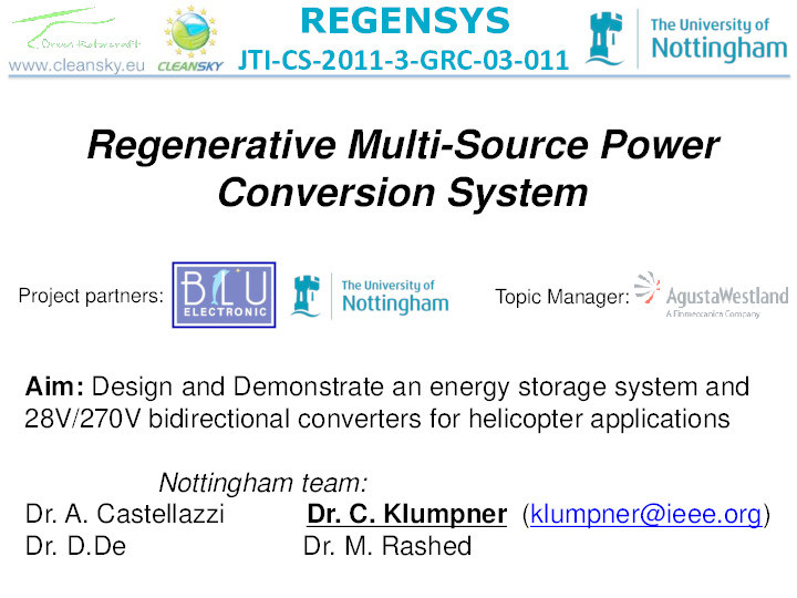 Regenerative multi-source power conversion system Thumbnail