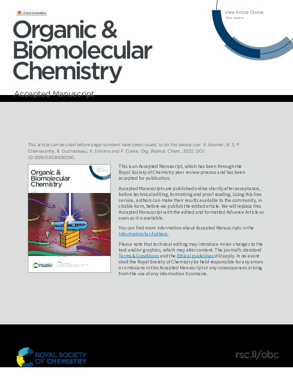 Enantioselective “clip-cycle” synthesis of di-, tri- and spiro-substituted tetrahydropyrans Thumbnail