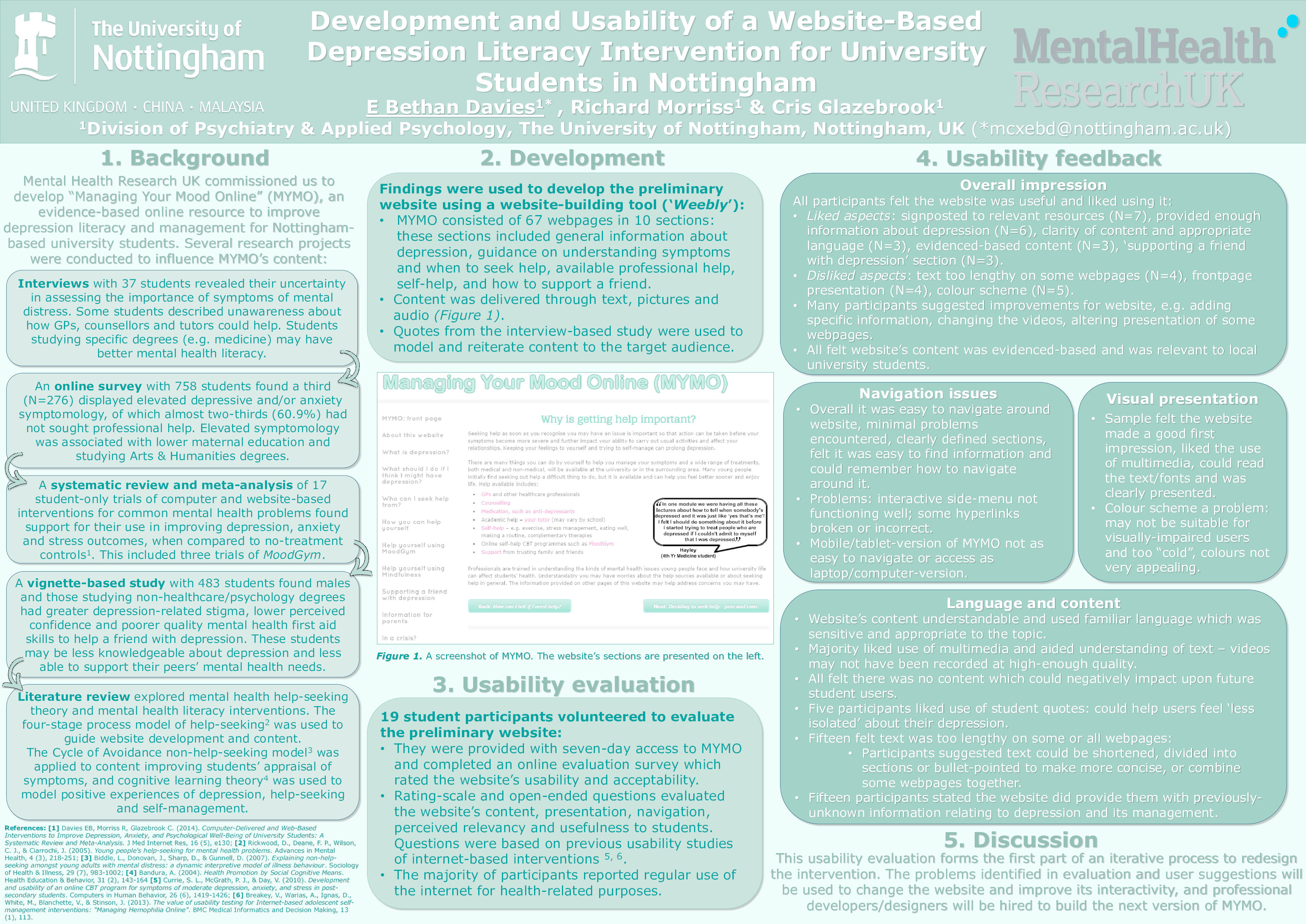 Development and usability of a website-based depression literacy intervention for university students in Nottingham Thumbnail