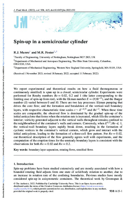 Spin-up in a semicircular cylinder Thumbnail