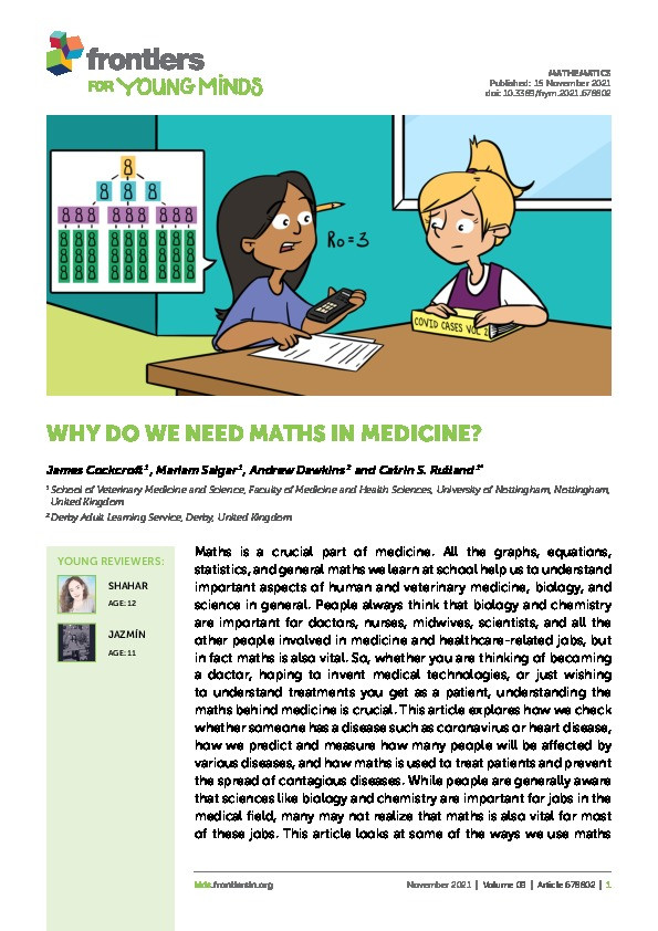 Why Do We Need Maths in Medicine? Thumbnail