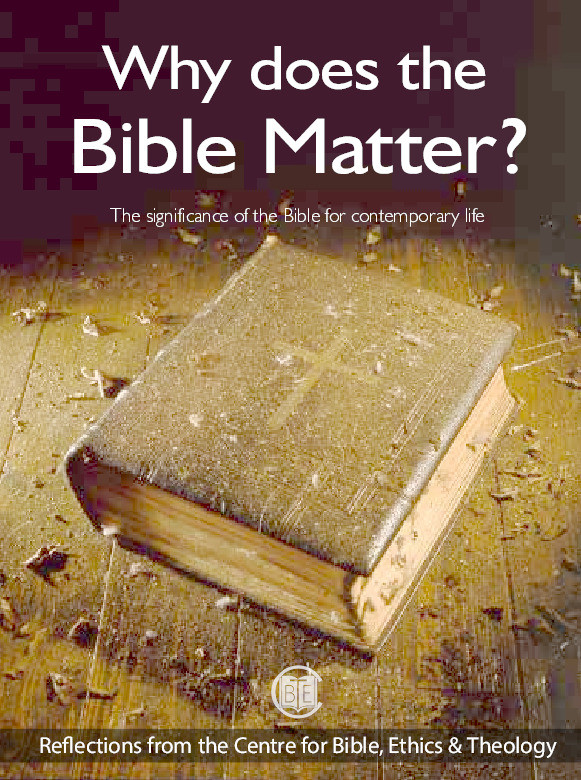 Why does the Bible matter? The significance of the Bible for contemporary life Thumbnail