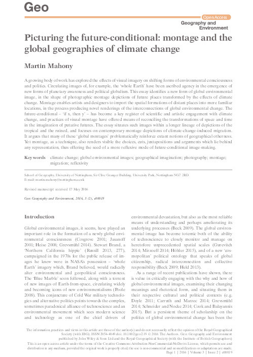 Picturing the future-conditional: montage and the global geographies of climate change Thumbnail