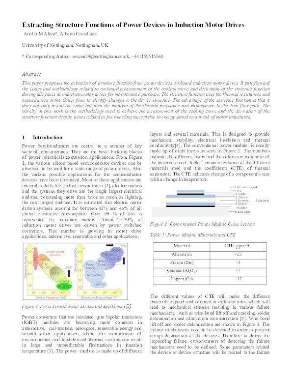 Extracting structure functions of power devices in induction motor drives Thumbnail