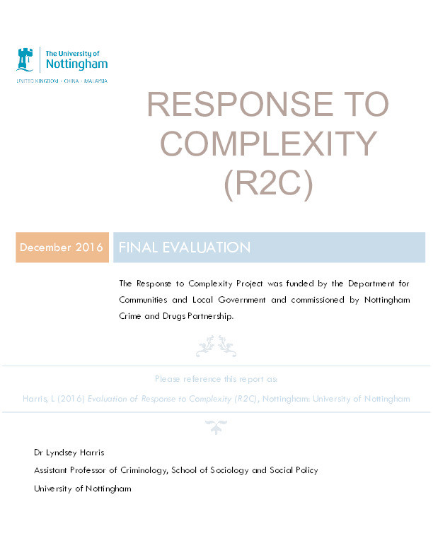 Evaluation of Response to Complexity (R2C) Thumbnail