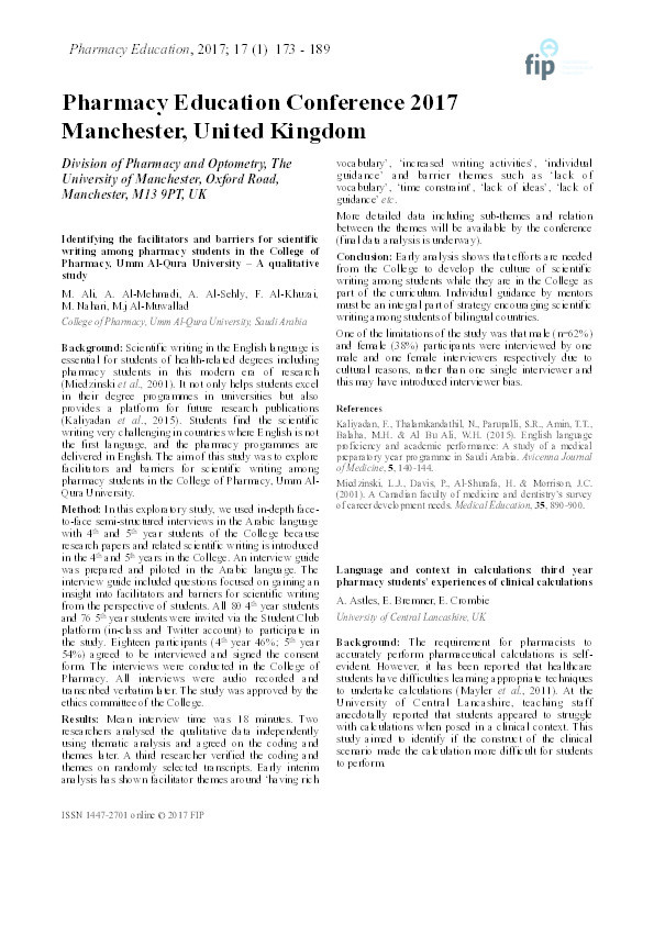 Evaluation of a "flipped" classroom model within a pharmacy professional practice class: a comparison across three consecutive cohorts Thumbnail