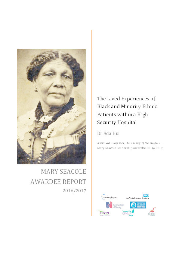 The lived experiences of Black and Minority Ethnic patients within a high security hospital Thumbnail