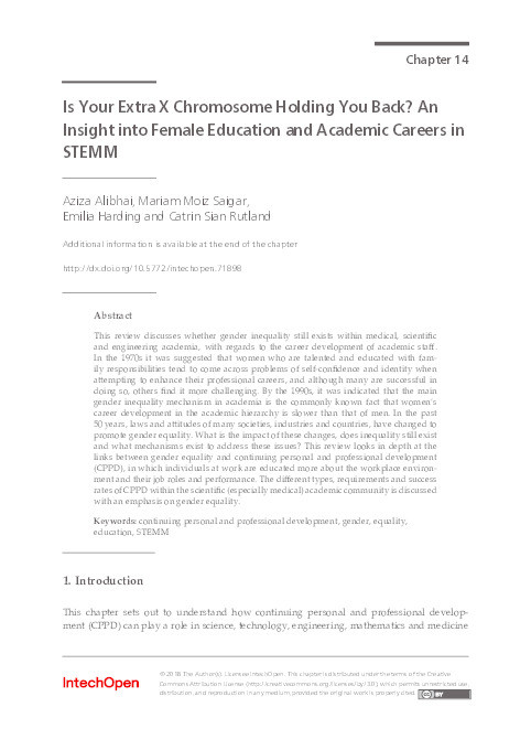 Is Your Extra X Chromosome Holding You Back? An Insight into Female Education and Academic Careers in STEMM Thumbnail