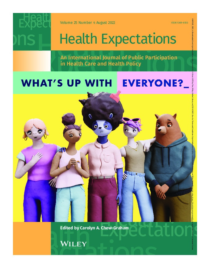 Health Expectations Front Cover: Volume 25 Issue 4 Thumbnail